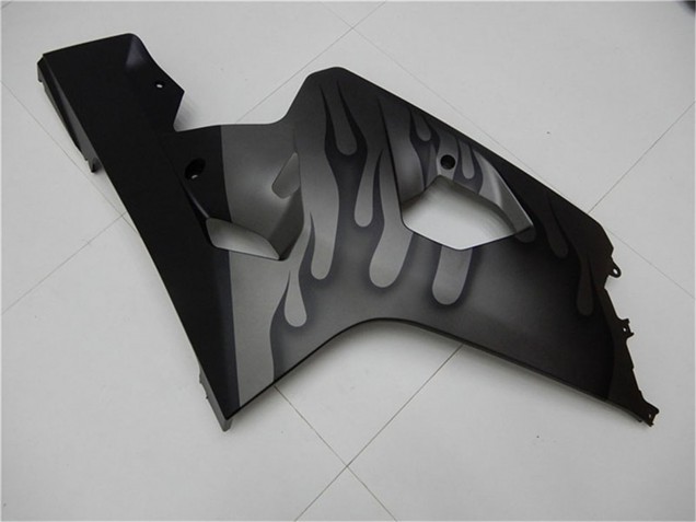 2004-2005 Grey Black Flame Suzuki GSXR 600/750 Motorcycle Fairings UK Stores