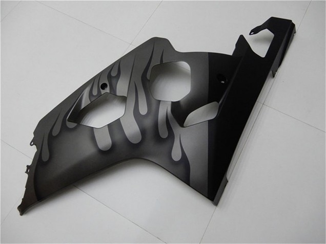 2004-2005 Grey Black Flame Suzuki GSXR 600/750 Motorcycle Fairings UK Stores