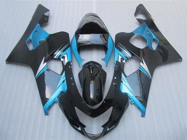 2004-2005 Blue White Black Suzuki GSXR 600/750 Motorcycle Fairings UK Stores