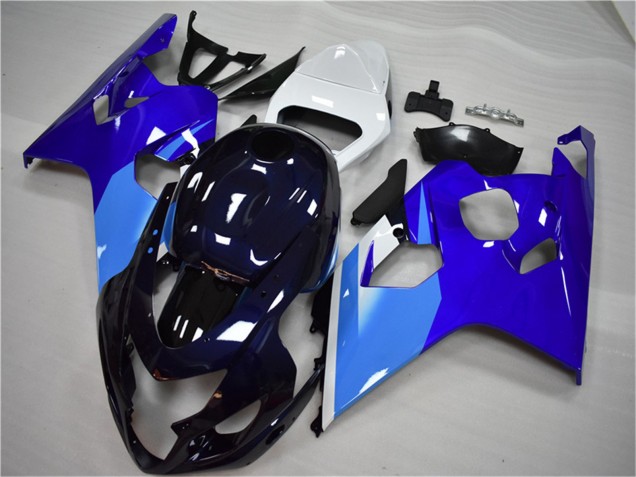 2004-2005 White Blue Black Suzuki GSXR 600/750 Motorcycle Fairing UK Stores