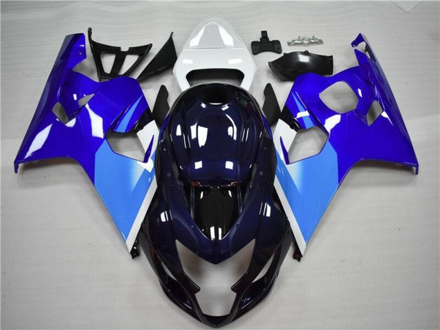 2004-2005 White Blue Black Suzuki GSXR 600/750 Motorcycle Fairing UK Stores