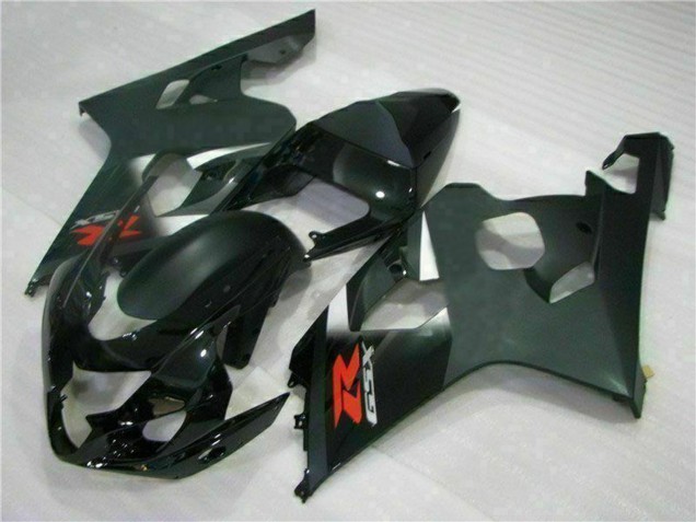2004-2005 Glossy Black Matte Black Red Decal Suzuki GSXR 600/750 Motorcycle Fairings UK Stores