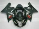 2004-2005 Glossy Black Matte Black Red Decal Suzuki GSXR 600/750 Motorcycle Fairings UK Stores