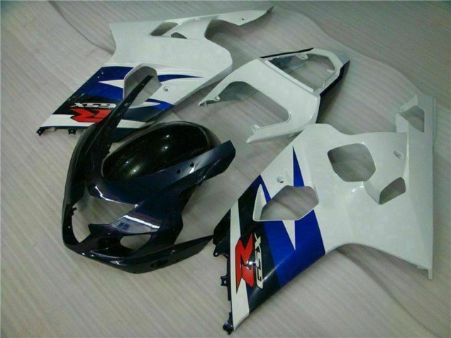 2004-2005 White Blue Glossy Black Red Suzuki GSXR 600/750 Motorcycle Fairings UK Stores