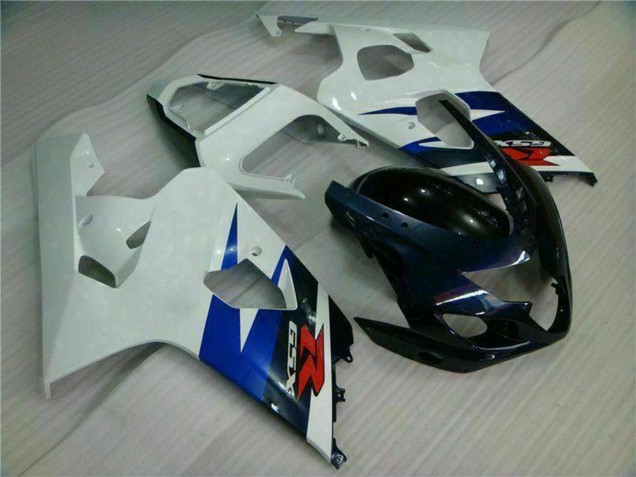 2004-2005 White Blue Glossy Black Red Suzuki GSXR 600/750 Motorcycle Fairings UK Stores