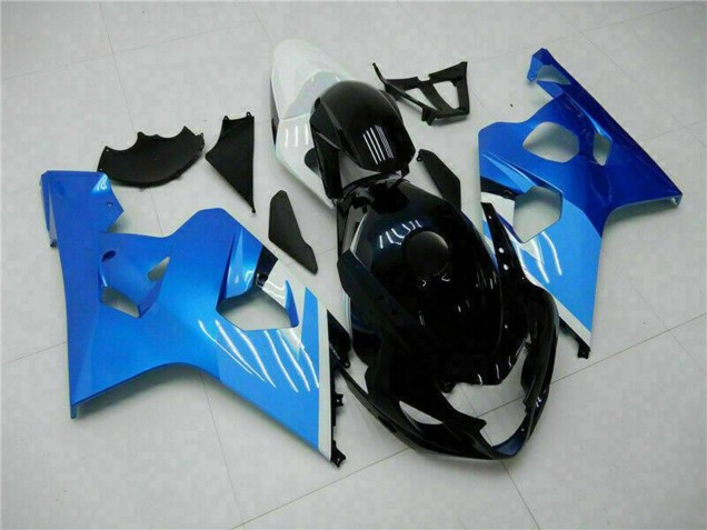 2004-2005 White Blue Black Suzuki GSXR 600/750 Motorcycle Fairings UK Stores