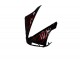 2004-2006 Glossy Black Red Flame Yamaha YZF R1 Motorcycle Fairings UK Stores