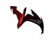 2004-2006 Glossy Black Red Flame Yamaha YZF R1 Motorcycle Fairings UK Stores