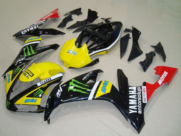 2004-2006 Yellow White Black Red Green Monster Red White Motul Yamaha YZF R1 Motorcycle Fairings UK Stores
