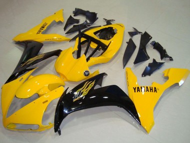 2004-2006 Yellow Glossy Black Yamaha YZF R1 Motorcycle Fairings UK Stores