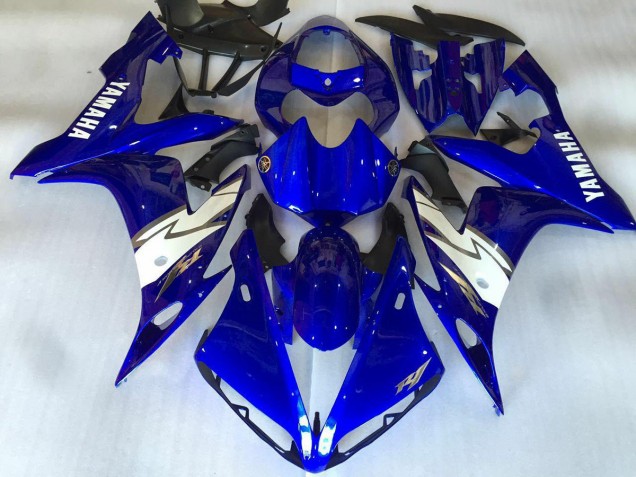 2004-2006 Blue White Yamaha YZF R1 Motorcycle Fairings UK Stores