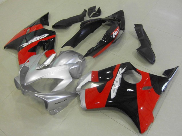 2004-2007 Silver Red Glossy Black Honda CBR600 F4i Motorcycle Fairings UK Stores