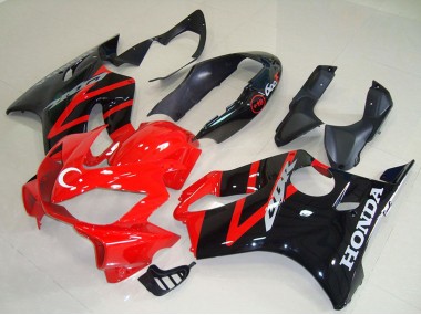 2004-2007 Red Glossy Black Honda CBR600 F4i Motorcycle Fairing Kits UK Stores
