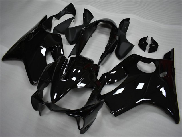 2004-2007 Glossy Black Honda CBR600 F4i Motorcycle Fairing Kits UK Stores