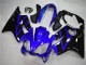 2004-2007 Blue Glossy Black Honda CBR600 F4i Motorcycle Fairing Kits UK Stores