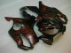 2004-2007 Glossy Black Red Flame Honda CBR600 F4i Motorcycle Fairings UK Stores