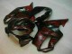 2004-2007 Glossy Black Red Flame Honda CBR600 F4i Motorcycle Fairings UK Stores