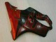 2004-2007 Glossy Black Red Flame Honda CBR600 F4i Motorcycle Fairings UK Stores