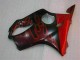 2004-2007 Glossy Black Red Flame Honda CBR600 F4i Motorcycle Fairings UK Stores