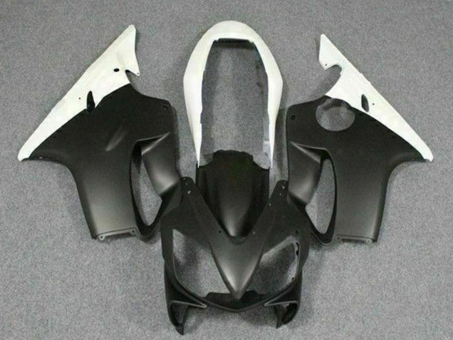 2004-2007 White Matte Black Honda CBR600 F4i Motorcycle Fairings UK Stores