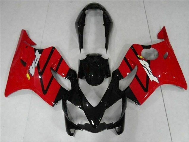 2004-2007 Red Glossy Black Honda CBR600 F4i Bike Fairings UK Stores
