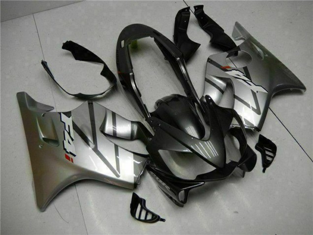 2004-2007 Silver Matte Black Honda CBR600 F4i Motorcycle Fairings UK Stores