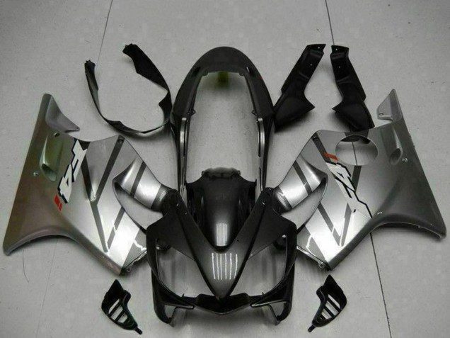 2004-2007 Silver Matte Black Honda CBR600 F4i Motorcycle Fairings UK Stores
