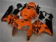 2005-2006 Orange Black Flame Honda CBR600RR Motorcycle Fairing UK Stores