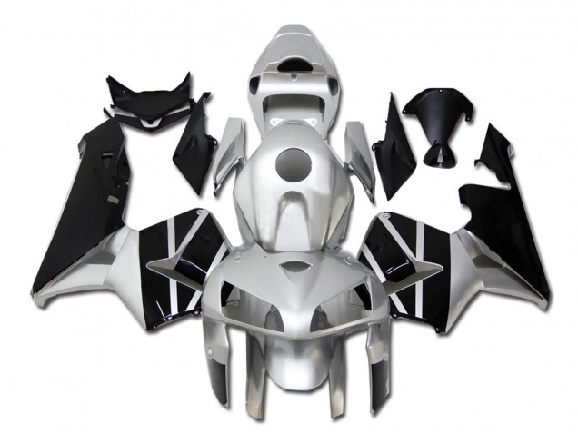 2005-2006 Silver Black Honda CBR600RR Motorcycle Fairing UK Stores