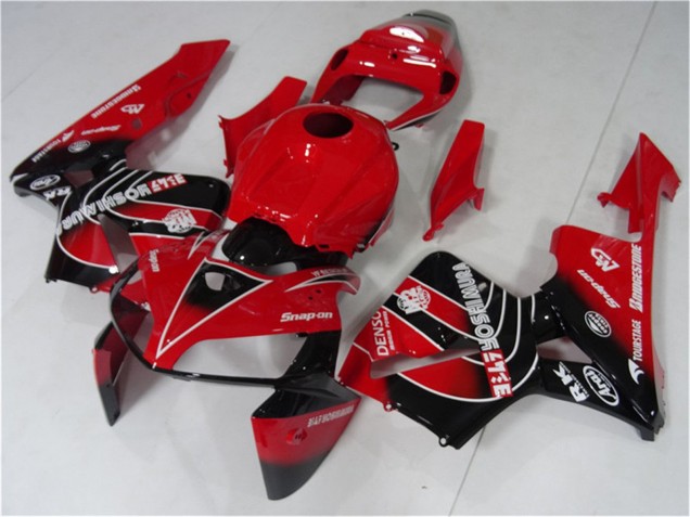 2005-2006 Red Black Honda CBR600RR Motorcycle Fairings Kit UK Stores