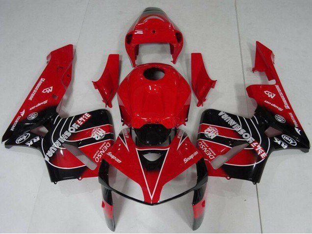2005-2006 Red Black Honda CBR600RR Motorcycle Fairings Kit UK Stores