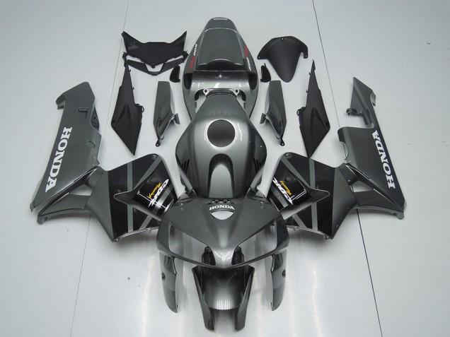 2005-2006 Grey Black Honda CBR600RR Motorcycle Fairing Kits UK Stores