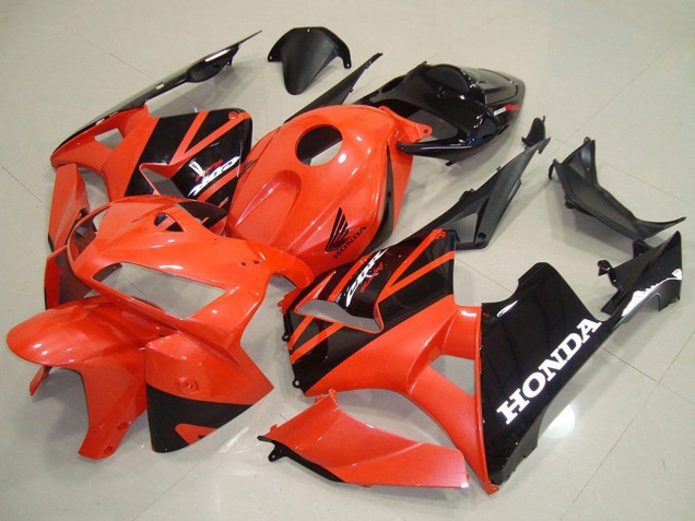2005-2006 Orange Black Honda CBR600RR Motorcycle Fairings UK Stores