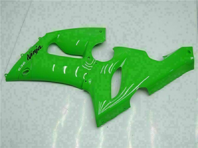 2005-2006 Green Kawasaki ZX6R Motorcycle Fairing UK Stores