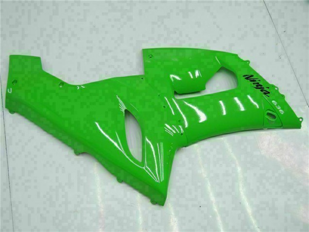 2005-2006 Green Kawasaki ZX6R Motorcycle Fairing UK Stores