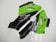 2005-2006 Green Glossy Black Elf Kawasaki ZX6R Motorcycle Fairings UK Stores