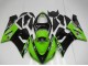 2005-2006 Green Glossy Black Elf Kawasaki ZX6R Motorcycle Fairings UK Stores