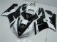 2005-2006 White Glossy Black Kawasaki ZX6R Motorcycle Fairings UK Stores