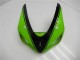 2005-2006 Green Glossy Black Kawasaki ZX6R Motorcycle Fairing UK Stores