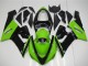 2005-2006 Green Glossy Black Kawasaki ZX6R Motorcycle Fairing UK Stores