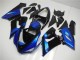 2005-2006 Blue Glossy Black Kawasaki ZX6R Motorcycle Fairing Kits UK Stores