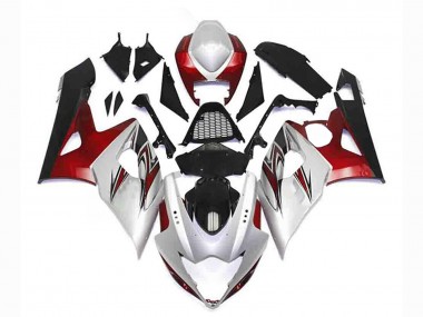 2005-2006 Silver Red Black Suzuki GSXR 1000 Motorcycle Fairing Kits UK Stores