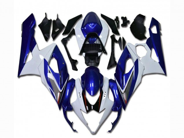 2005-2006 White Blue Suzuki GSXR 1000 Motorcycle Fairing UK Stores