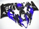 2005-2006 Blue Black Suzuki GSXR 1000 Motorcycle Fairing Kits UK Stores