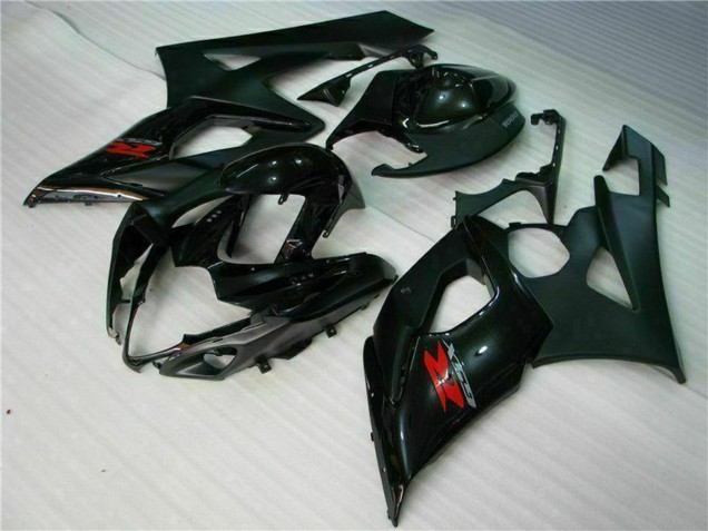 2005-2006 Glossy Black Matte Black Red Suzuki GSXR 1000 Motorcycle Fairing UK Stores