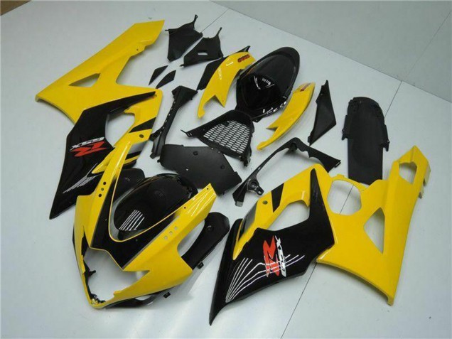 2005-2006 Yellow Glossy Black Red Suzuki GSXR 1000 Motorcycle Fairings UK Stores