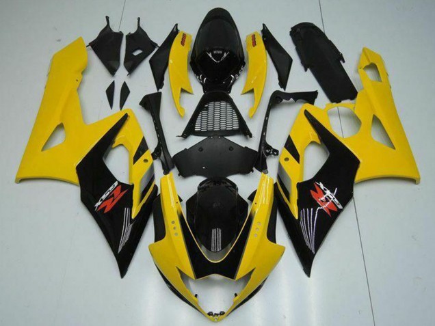 2005-2006 Yellow Glossy Black Red Suzuki GSXR 1000 Motorcycle Fairings UK Stores