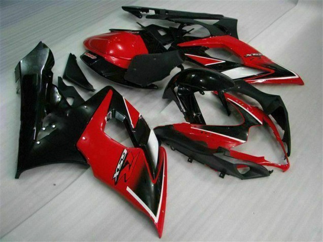 2005-2006 Red Glossy Black Matte Black Suzuki GSXR 1000 Motorcycle Fairings UK Stores