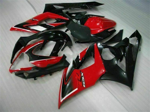 2005-2006 Red Glossy Black Matte Black Suzuki GSXR 1000 Motorcycle Fairings UK Stores