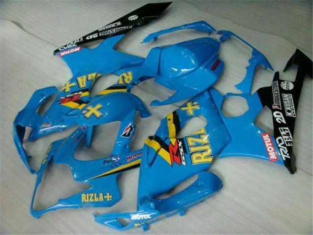 2005-2006 Blue Gold Black Rizla Suzuki GSXR 1000 Motorcycle Fairings UK Stores